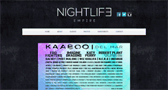 Desktop Screenshot of nightlifeempire.com